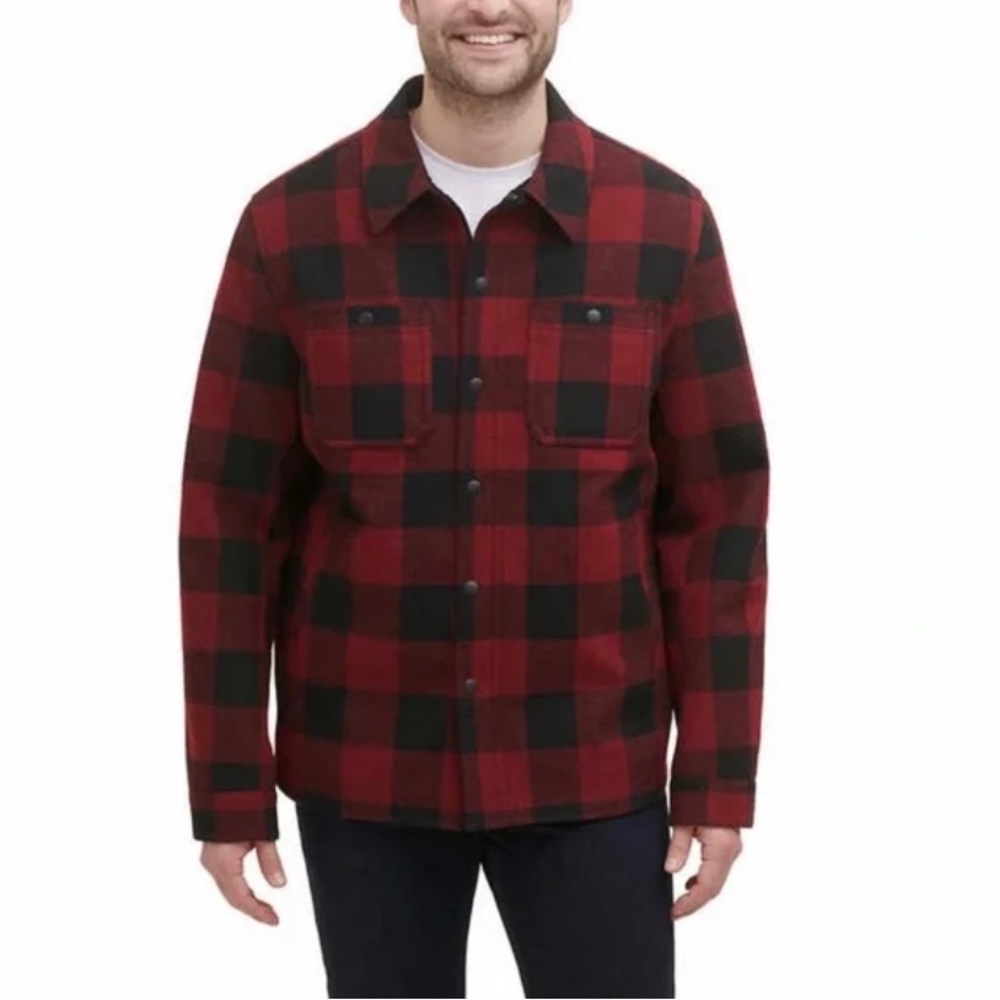 G.H. Bass & Co.  Men’s Fleece-lined Shirt Jacket, Medium